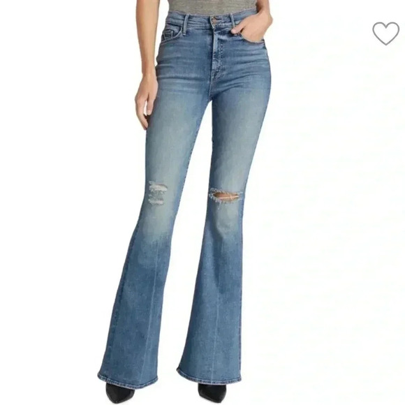 NWT Mother  “super cruiser” medium wash 5 pocket jean 23 - Picture 1 of 5